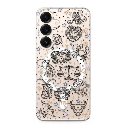 Futrola - maska silikonska print MagSafe za Samsung S931 Galaxy S25 5G zodiac (MS).