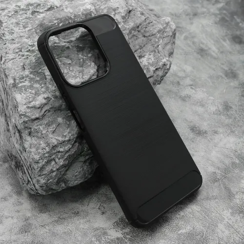 Silikonska futrola - maska BRUSHED za Honor X7c/Honor 200 Smart crna (MS).