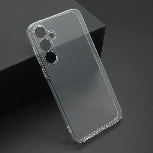 Futrola - maska ultra tanki PROTECT silikon za Samsung A356B Galaxy A35 5G providna (bela) (MS).