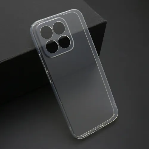 Futrola - maska ultra tanki PROTECT silikon za Huawei Honor X8c providna (bela) (MS).