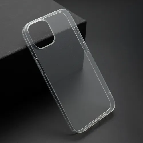 Futrola - maska ultra tanki PROTECT silikon za iPhone 14 providna (bela) (MS).