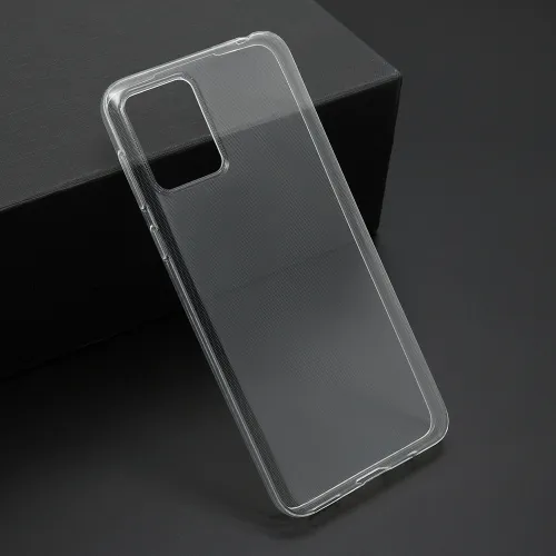 Futrola - maska ultra tanki PROTECT silikon za Motorola Moto E13 providna (bela) (MS).