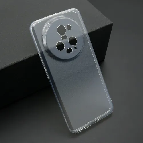 Futrola - maska ultra tanki PROTECT silikon za Huawei Honor Magic 5 Pro providna (bela) (MS).