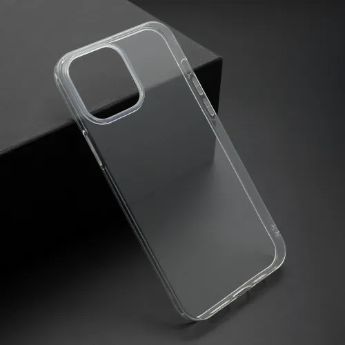Futrola - maska ultra tanki PROTECT silikon za iPhone 13 Pro Max (6.7) providna (bela) (MS).