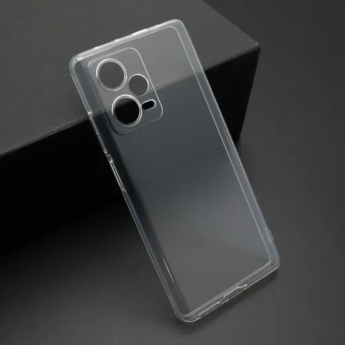 Futrola - maska ultra tanki PROTECT silikon za Xiaomi Redmi Note 12 Pro Plus providna (bela) (MS).