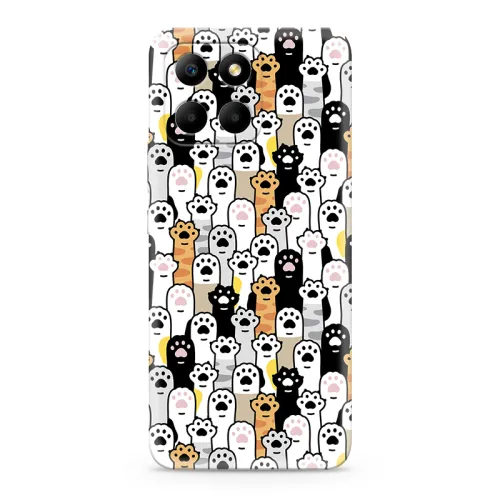 Futrola - maska ultra tanki print CLEAR za Huawei Honor X6 ND0337 (MS).