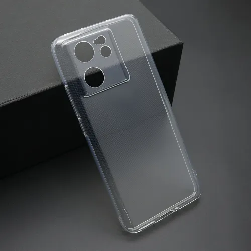 Futrola - maska ultra tanki PROTECT silikon za Xiaomi 13T/13T pro providna (bela) (MS).