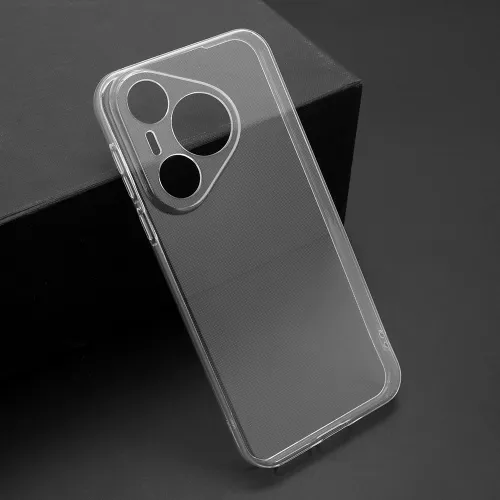Futrola - maska ultra tanki PROTECT silikon za Huawei Pura 70 providna (bela) (MS).
