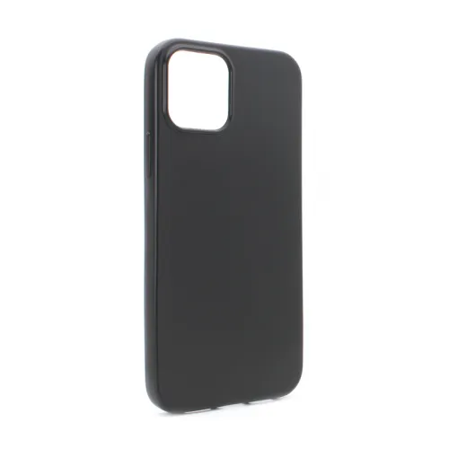 Silikonska futrola - maska Skin za iPhone 12/12 Pro 6.1 mat crna.