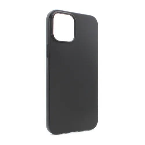 Silikonska futrola - maska Skin za iPhone 12 Pro Max 6.7 mat crna.