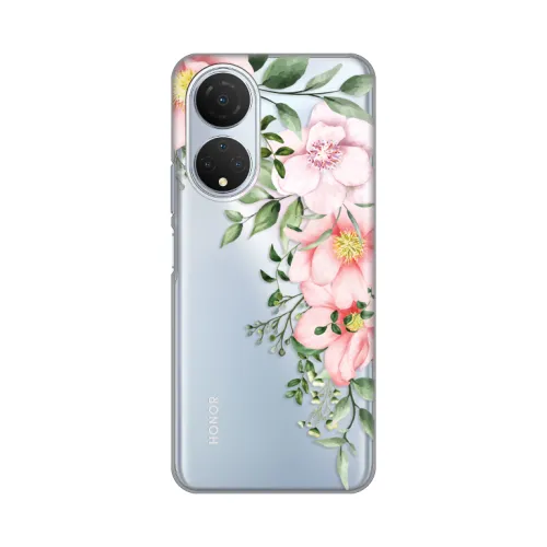 Silikonska futrola - maska print Skin za Huawei Honor X7 Gentle Rose Pattern.