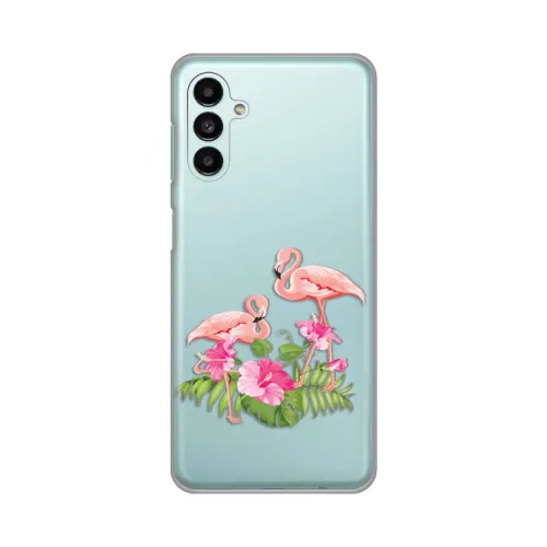 Silikonska futrola - maska print Skin za Samsung A136 Galaxy A13 5G/A047 Galaxy A04s Flamingo.