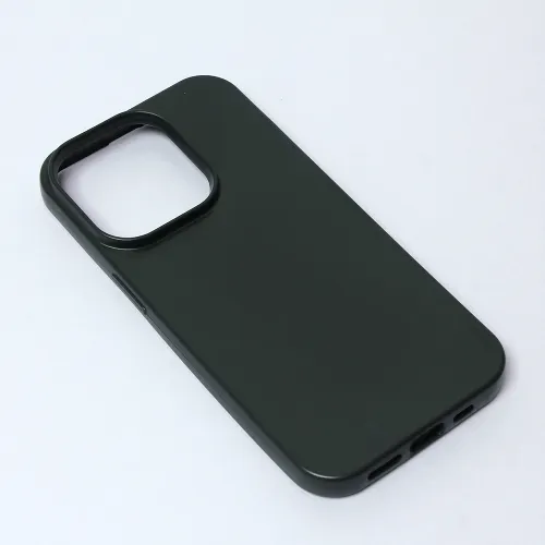 Silikonska futrola - maska Skin za iPhone 14 Pro 6.1 mat crna.