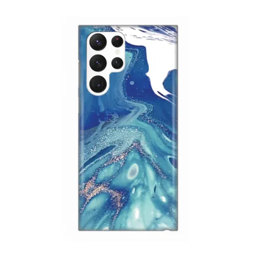 Silikonska futrola - maska print za Samsung Galaxy S22 Ultra 5G Blue Marble.