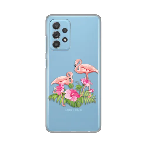Silikonska futrola - maska print Skin za Samsung A536 Galaxy A53 5G Flamingo.