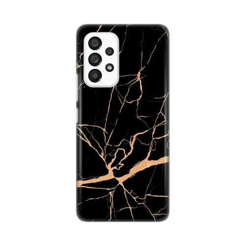 Silikonska futrola - maska print za Samsung A536 Galaxy A53 5G All Black.