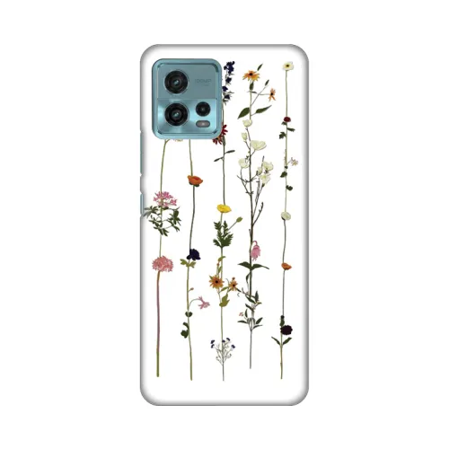 Silikonska futrola - maska print Skin za Motorola Moto G72 Flower.