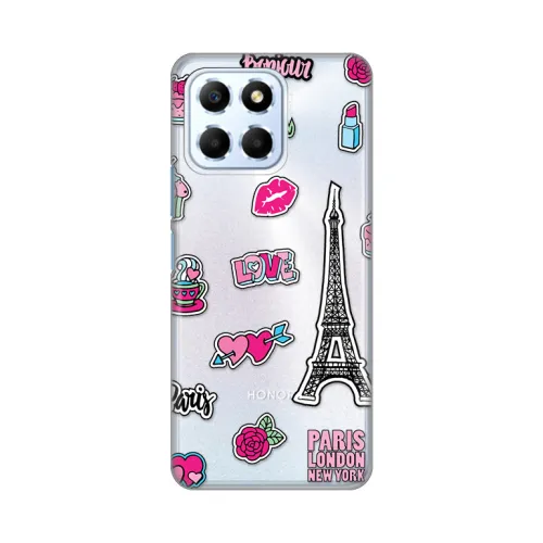 Silikonska futrola - maska print Skin za Huawei Honor X6 Love Paris.