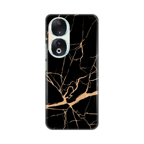 Silikonska futrola - maska print za Huawei Honor 90 All Black.