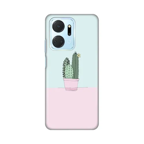 Silikonska futrola - maska print za Huawei Honor X7a Cactus.