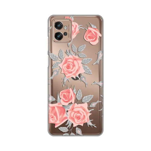 Silikonska futrola - maska print Skin za Motorola Moto G32 Elegant Roses.