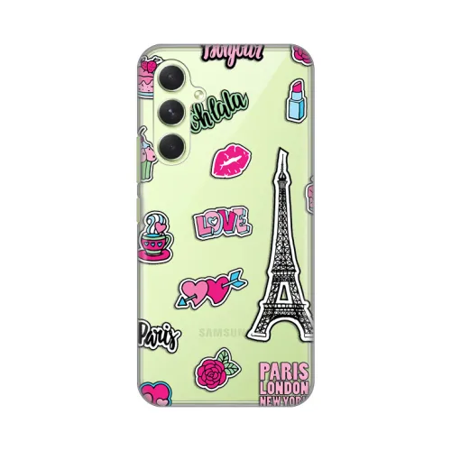 Silikonska futrola - maska print Skin za Samsung A546B Galaxy A54 5G Love Paris.