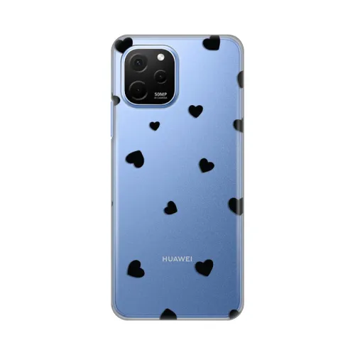 Silikonska futrola - maska print Skin za Huawei Nova Y61 Hearts.