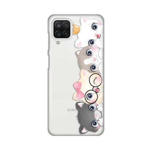 Silikonska futrola - maska print Skin za Samsung A125F Galaxy A12 Cats.