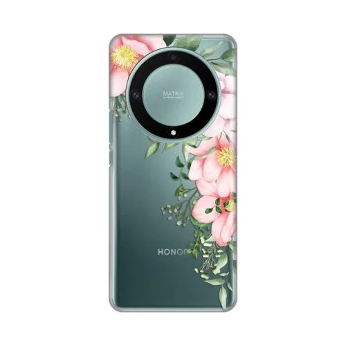 Silikonska futrola - maska print Skin za Huawei Honor Magic 5 Lite Gentle Rose Pattern.