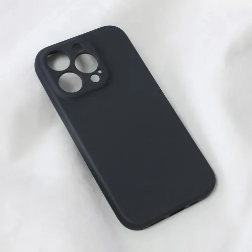 Futrola - maska Teracell Soft Velvet za iPhone 14 Pro 6.1 crna.