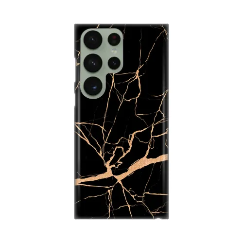Silikonska futrola - maska print za Samsung Galaxy S23 Ultra All Black.