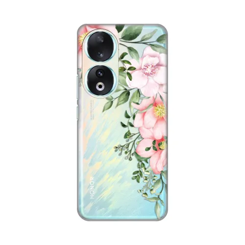 Silikonska futrola - maska print Skin za Huawei Honor 90 Gentle Rose Pattern.