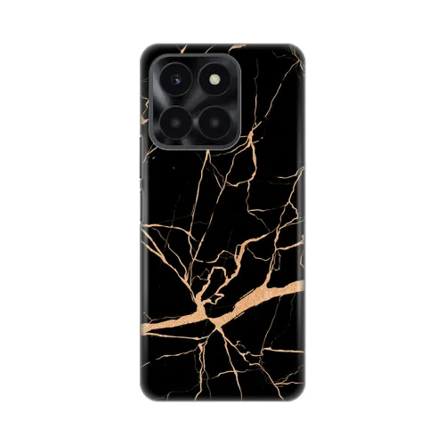 Silikonska futrola - maska print za Huawei Honor X6a All Black.