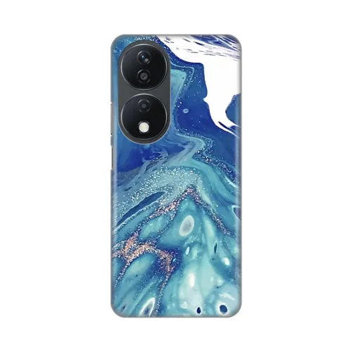 Silikonska futrola - maska print za Huawei Honor X7b Blue Marble.