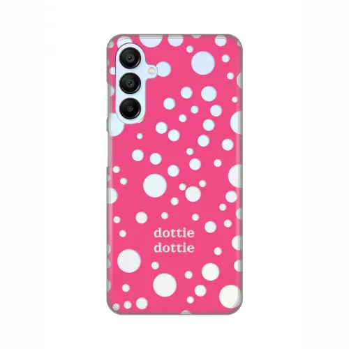Silikonska futrola - maska print Skin za Samsung A156 Galaxy A15 5G Dottie Dottie Pink.