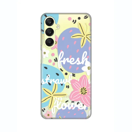 Silikonska futrola - maska print Skin za Samsung A256 Galaxy A25 5G Fresh Pastel.