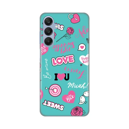Silikonska futrola - maska print za Samsung A256 Galaxy A25 5G Love.