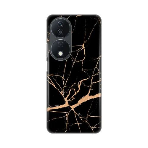 Silikonska futrola - maska print za Huawei Honor X7b All Black.