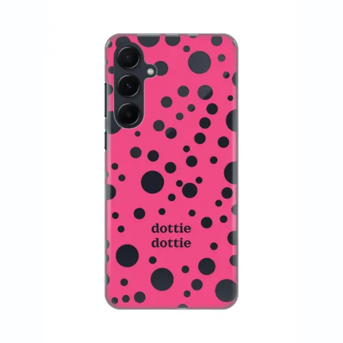 Silikonska futrola - maska print Skin za Samsung A556B Galaxy A55 Dottie Dottie Pink.