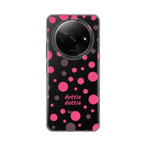 Silikonska futrola - maska print Skin za Xiaomi Redmi A3 Dottie Dottie.