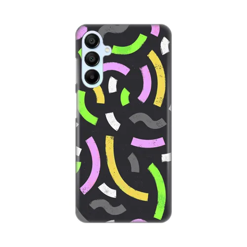 Silikonska futrola - maska print za Samsung A156 Galaxy A15 5G Happy Lines gray.