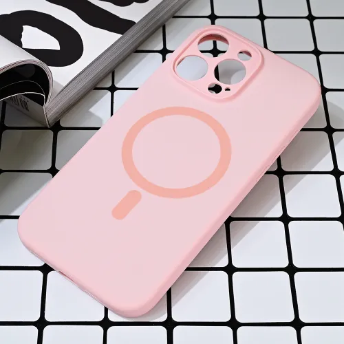 Futrola - maska Magsafe Pure color za iPhone 16 Pro Max 6.9 roze.