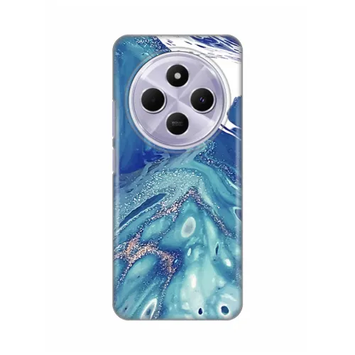 Silikonska futrola - maska print za Xiaomi Redmi 14C/Redmi A4 Blue Marble.