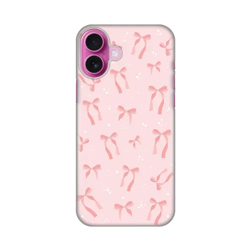Silikonska futrola - maska print za iPhone 16 Plus 6.7 Bow.