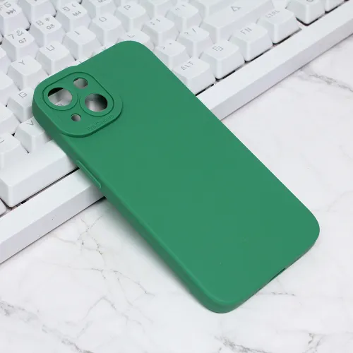 Futrola - maska Silikon Pro Camera za iPhone 14 6.1 tamno zelena.