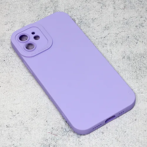 Futrola - maska Silikon Pro Camera za iPhone 12 6.1 ljubicasta.