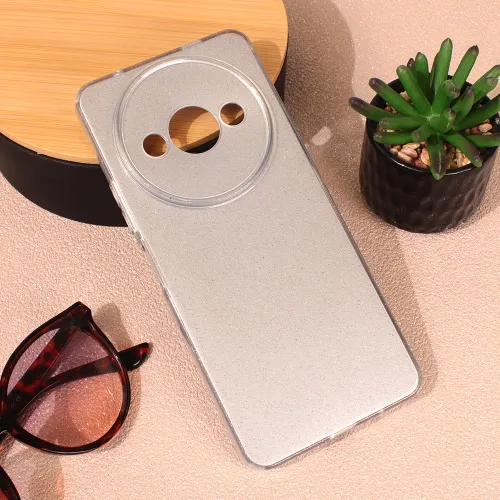 Futrola - maska Sparkle Dust za Xiaomi Redmi A3 srebrna.