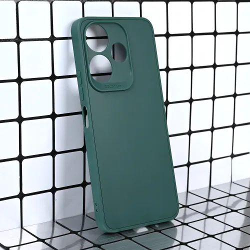 Futrola - maska 3D Camera za Xiaomi Redmi 13 tamno zelena.