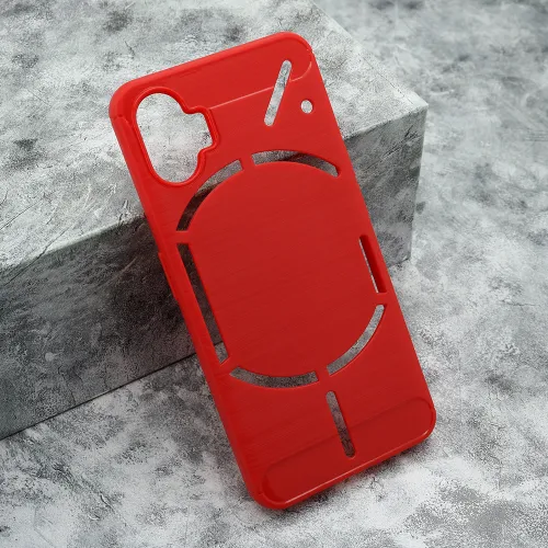 Futrola - maska BRUSHED CIRCLE za Nothing Phone 1 crvena (MS).