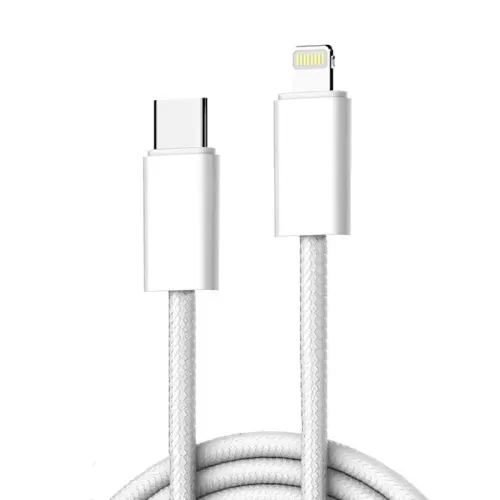 USB Data kabl LDNIO LC901-I 30W Type C na Lightning beli 1m.